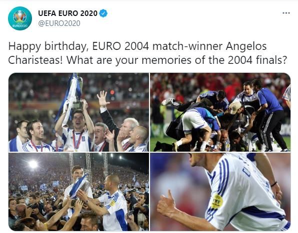 유로 2004 카리스테아스 생일 축하 메시지