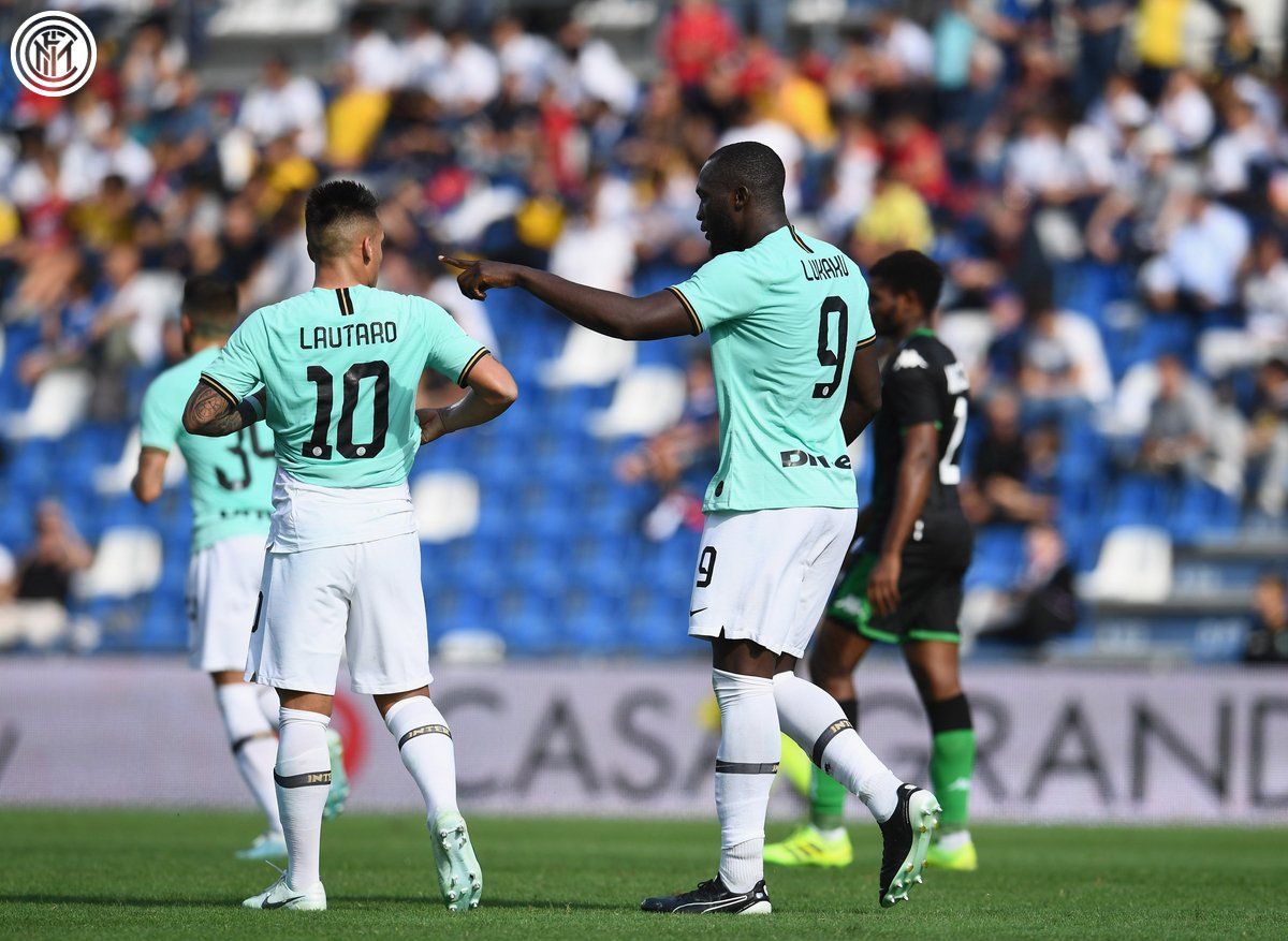 Lukaku e Lautaro Sassuolo Inter