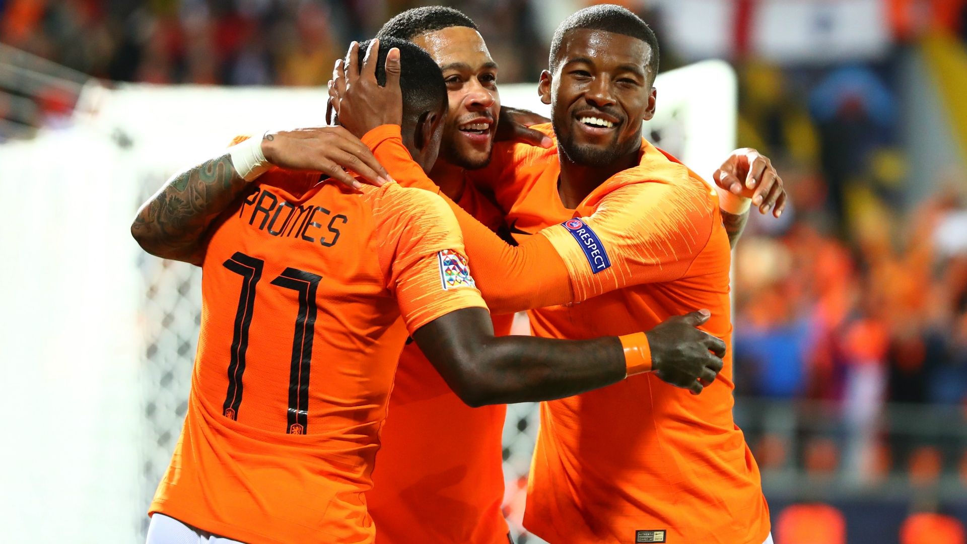 Memphis Depay Georginio Wijnaldum Netherlands 06062019
