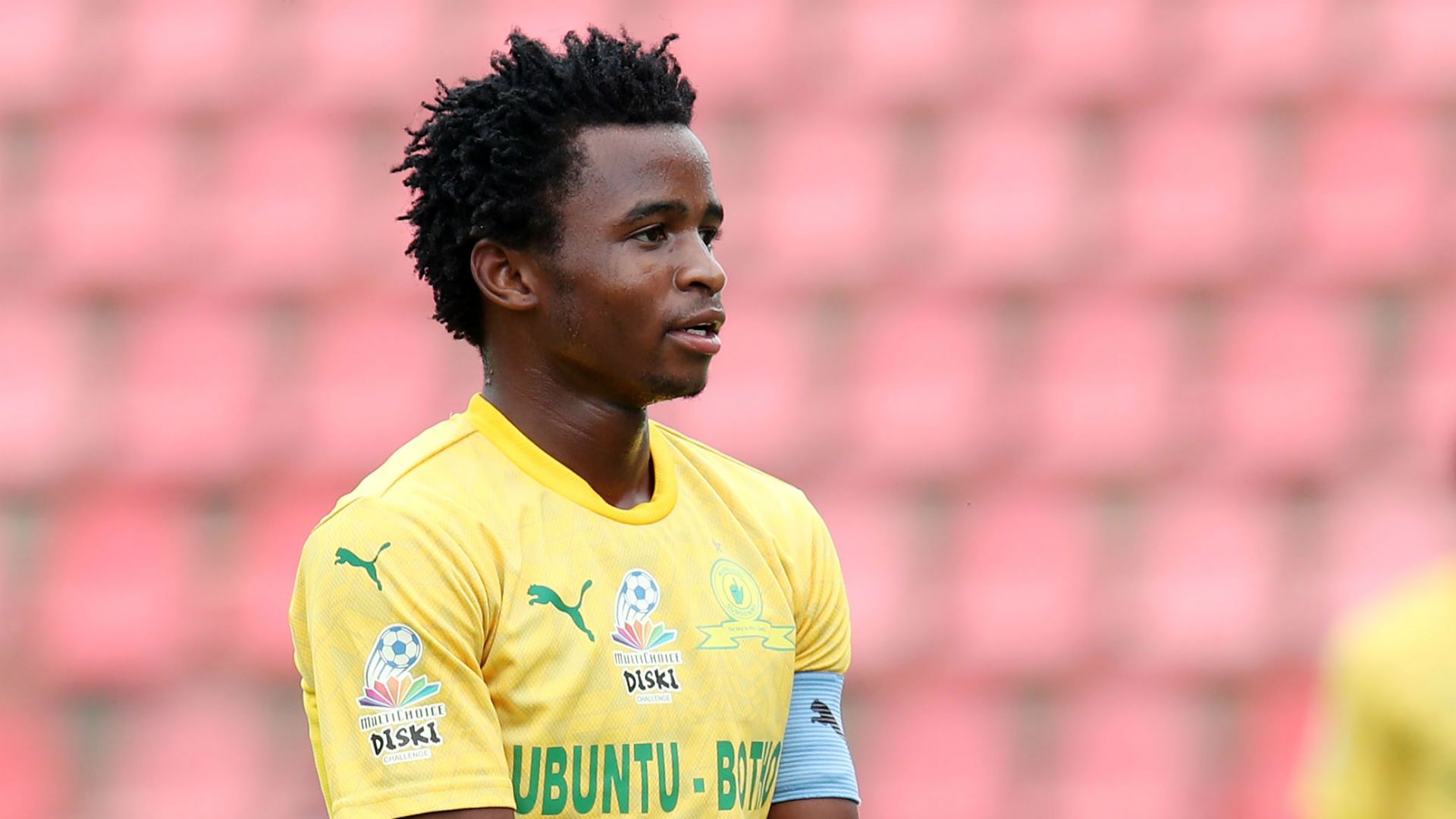 Promise Mkhuma of Mamelodi Sundowns, January 2020