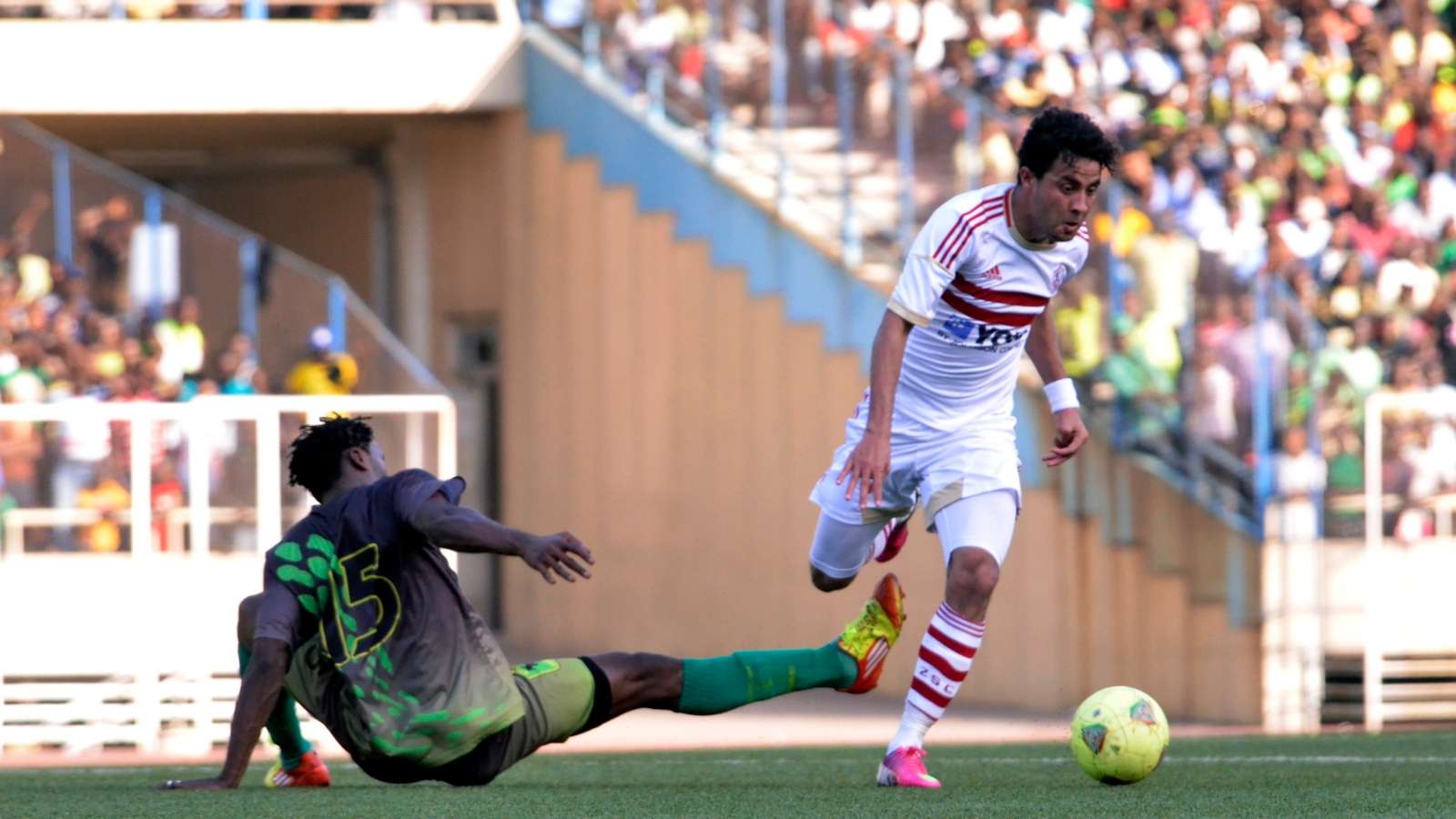 Mohamed Ibrahim - vita club - zamalek - caf 6-4-2013