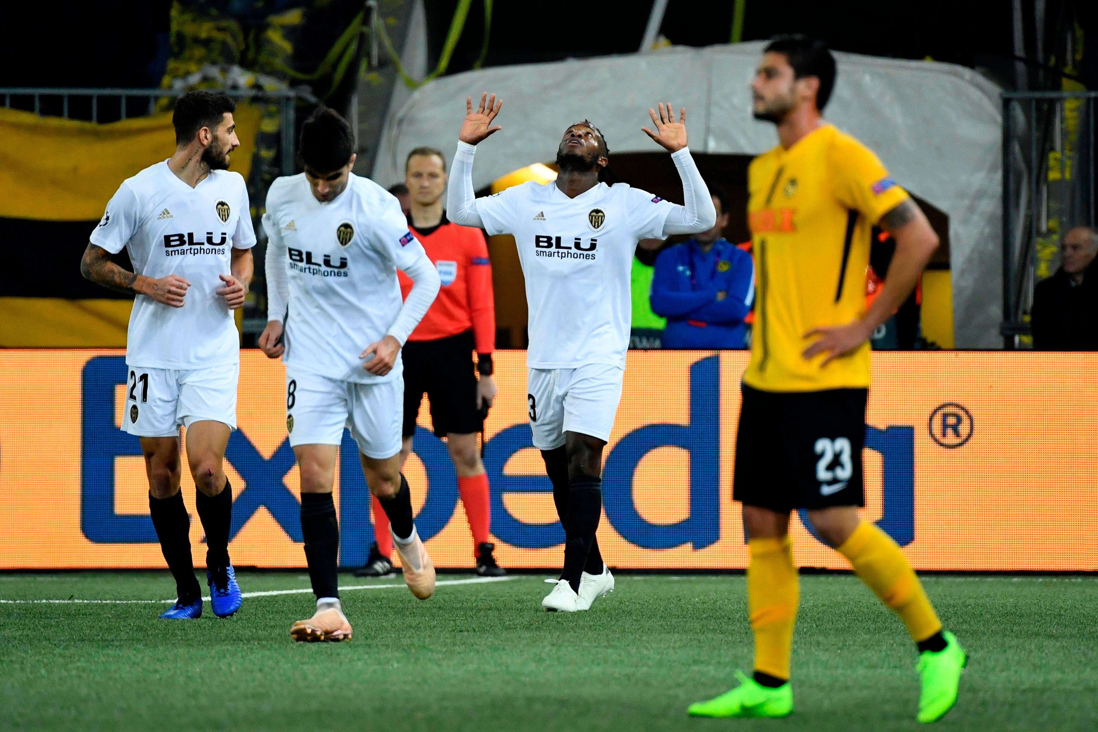BATSHUAYI YOUNG BOYS VALENCIA CHAMPIONS LEAGUE