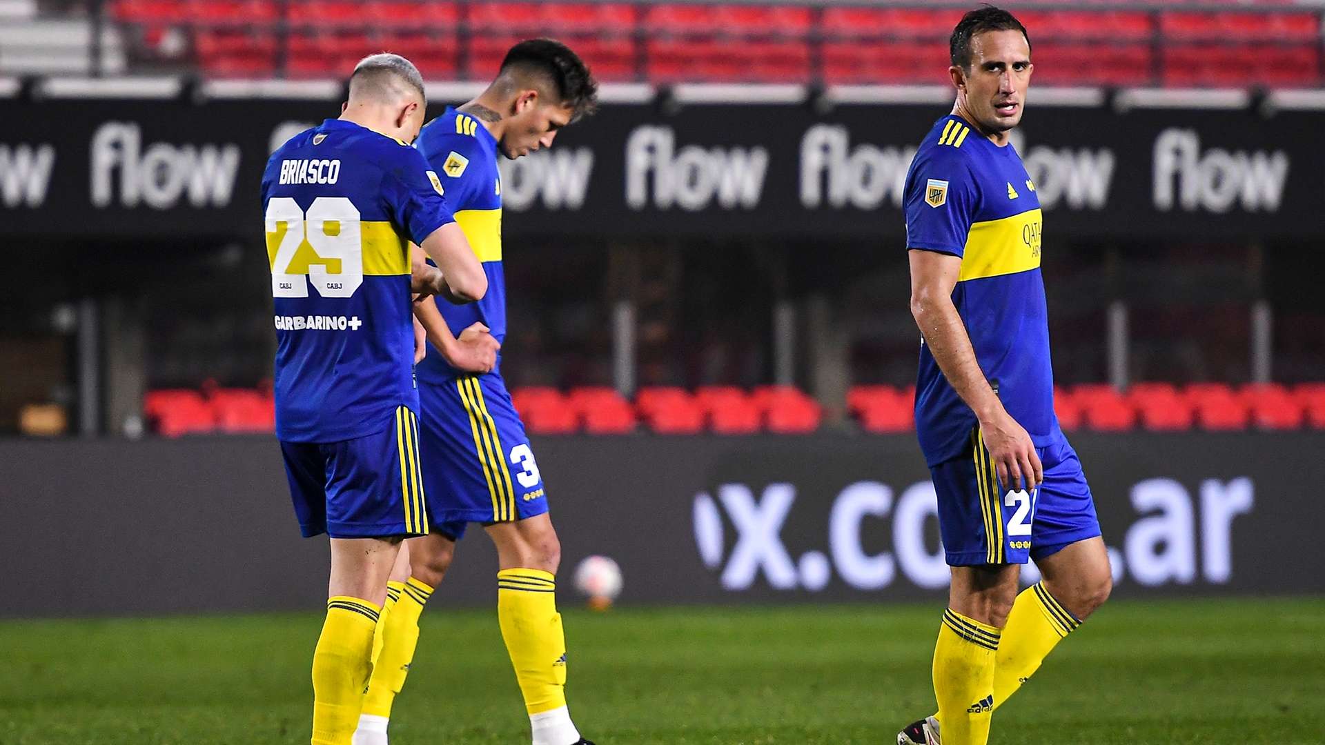 Carlos Izquierdoz Norberto Briasco Estudiantes Boca Torneo Liga Profesional 15082021