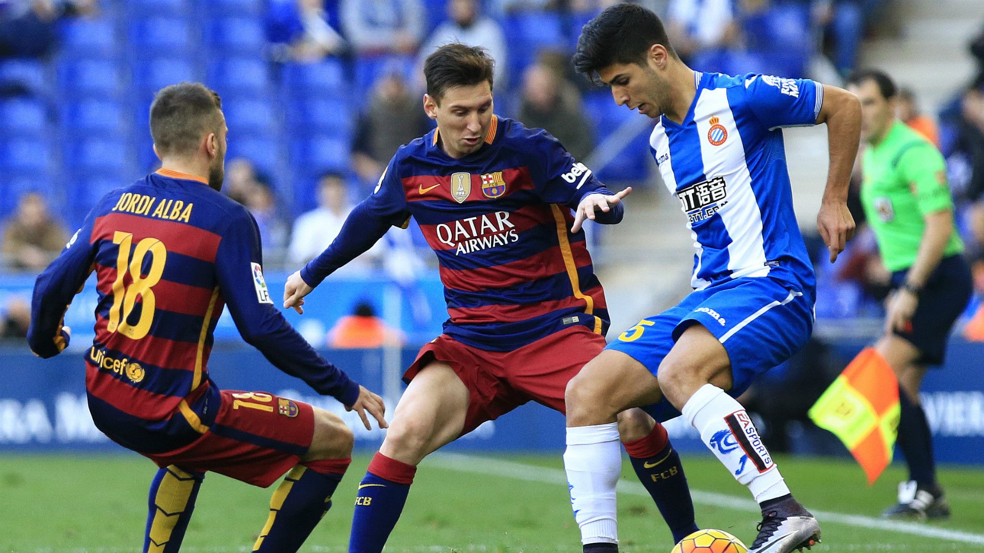 Marco Asensio Espanyol FC Barcelona Primera Division Lionel Messi