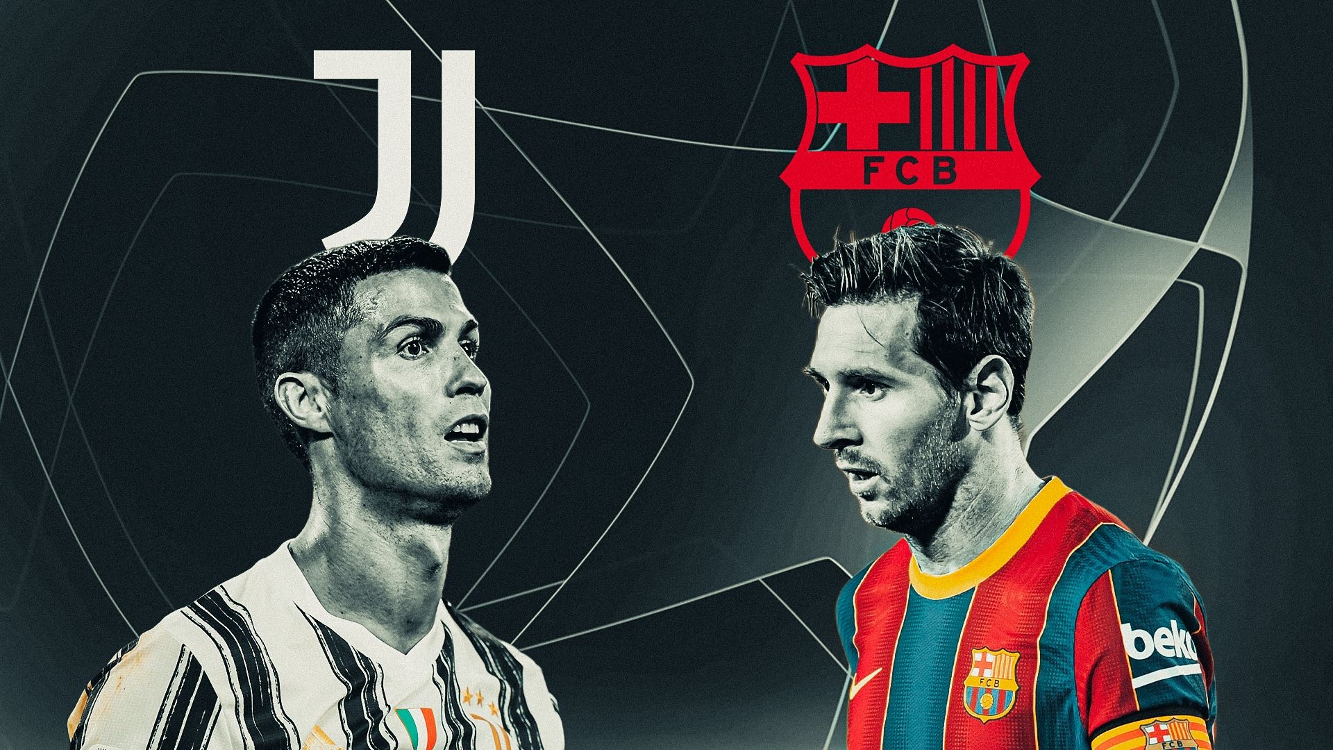 Cristiano Ronaldo Lionel Messi Juventus Barcellona UEFA Champions League 2020/2021