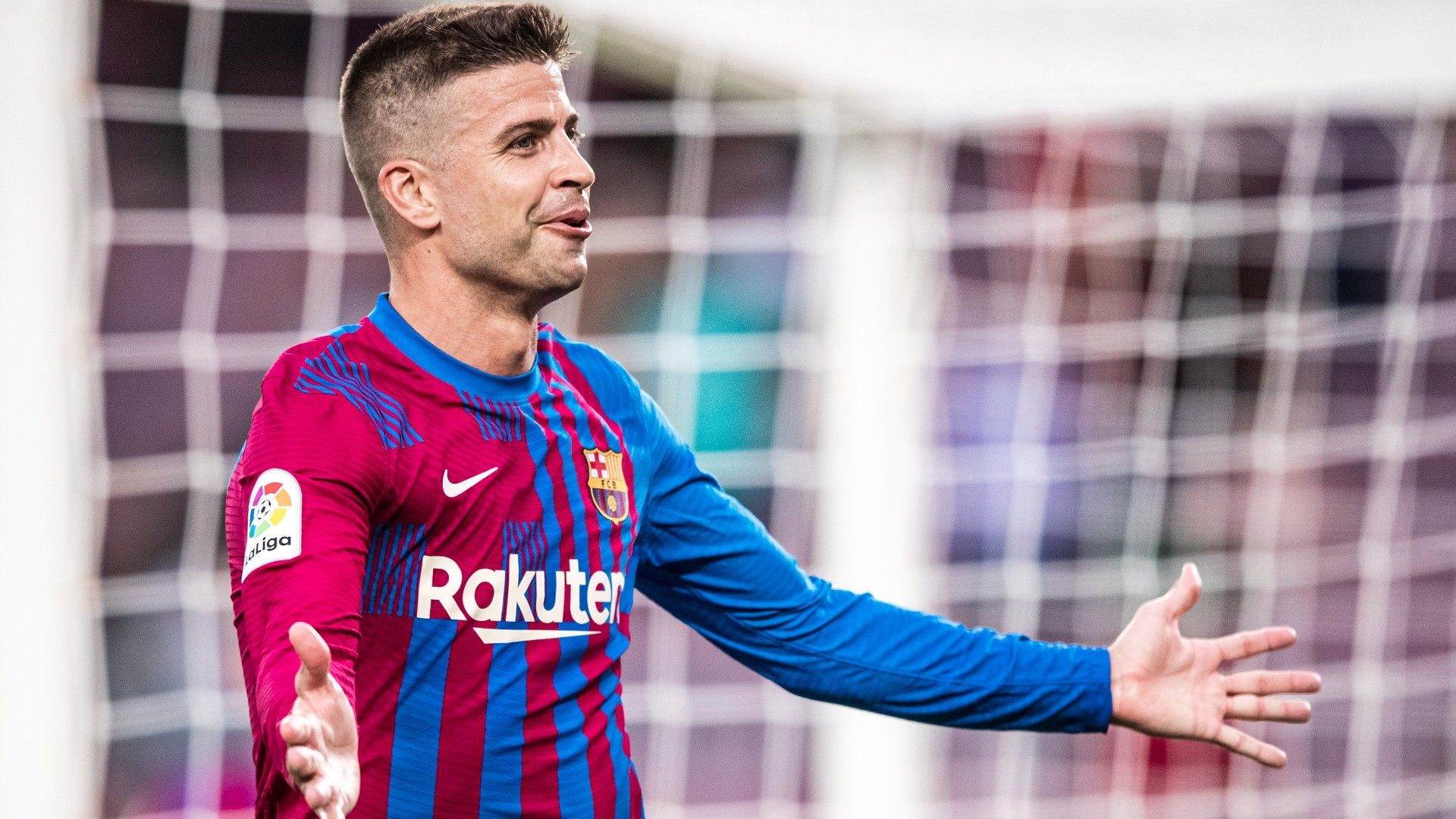 Piqué Barcelona Real Sociedad La Liga 15 08 2021
