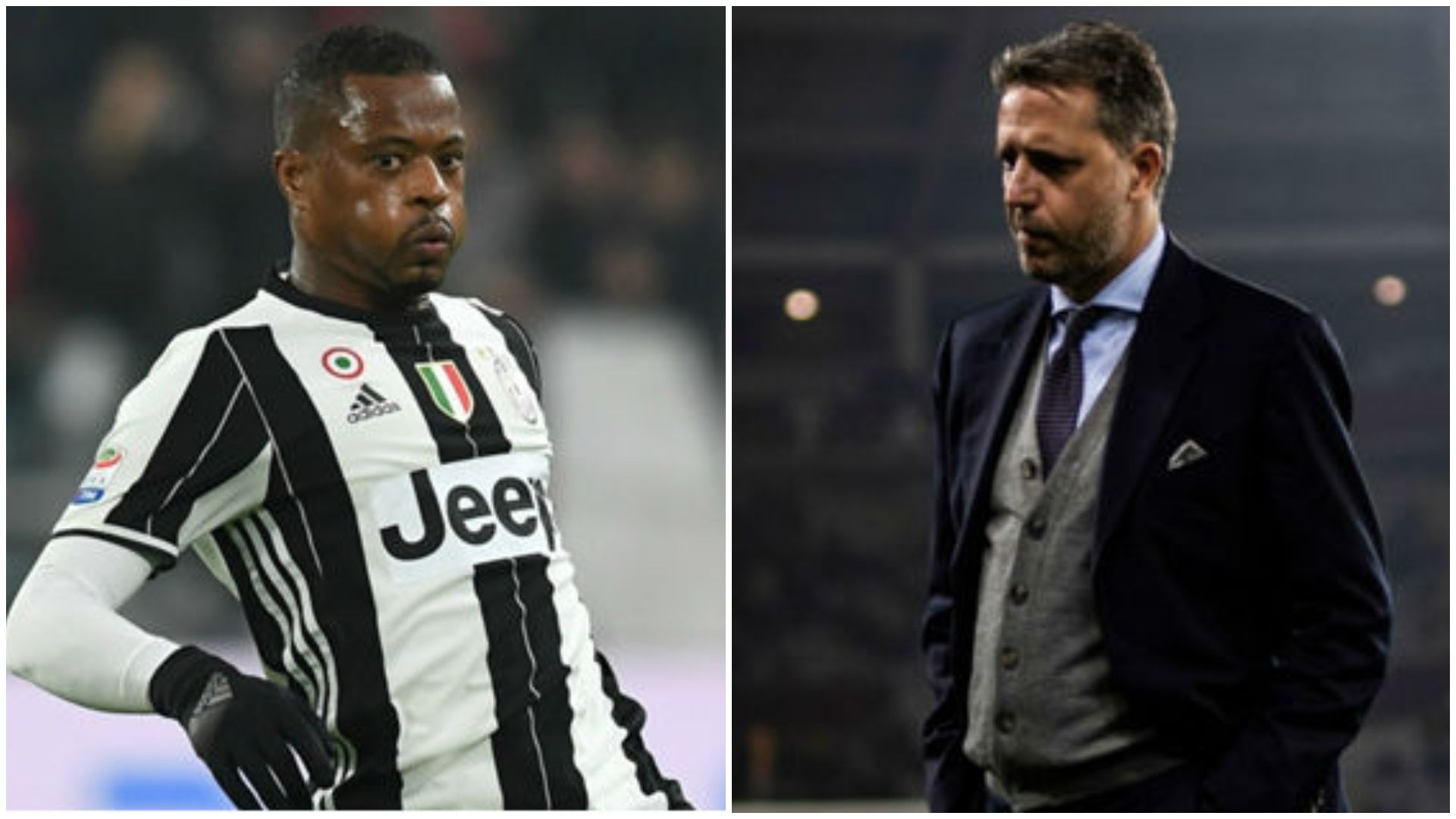 Evra Paratici Juventus