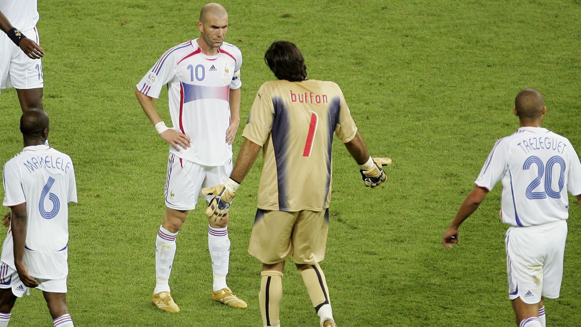 Frankreich Italien Buffon Zidane 09072006