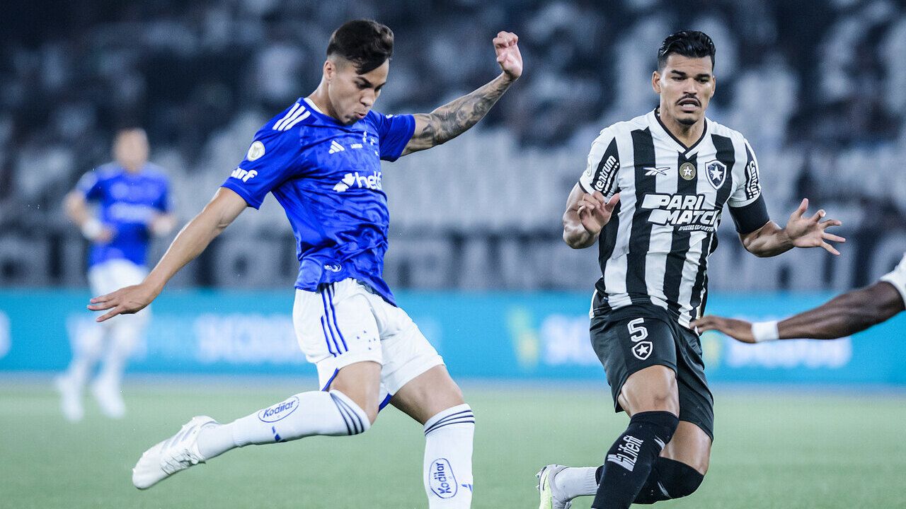 Kaio Jorge e Danilo Barbosa, Botafogo x Cruzeiro, Brasileirão 2024