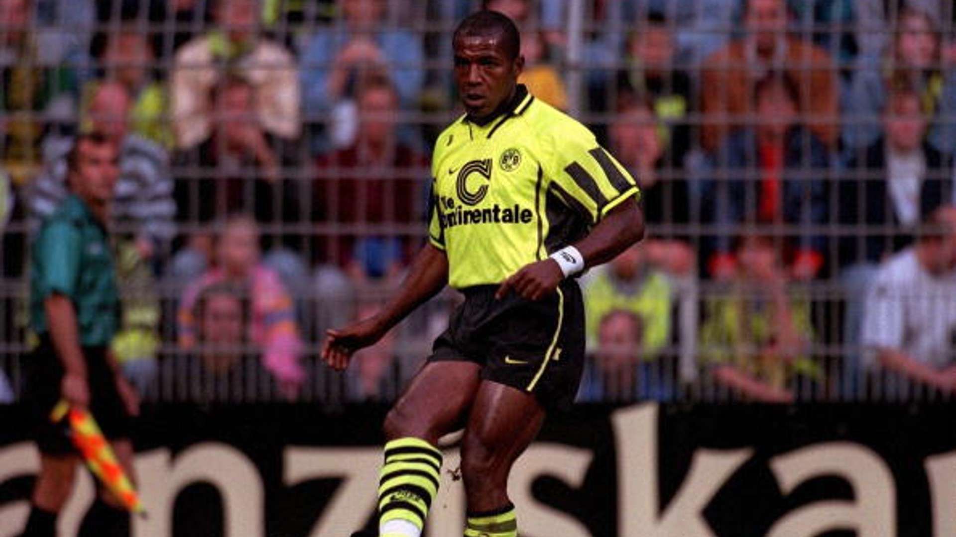 Julio Cesar featuring for BVB in 1996
