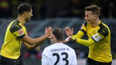 Achraf Hakimi, Marco Reus, Borussia Dortmund