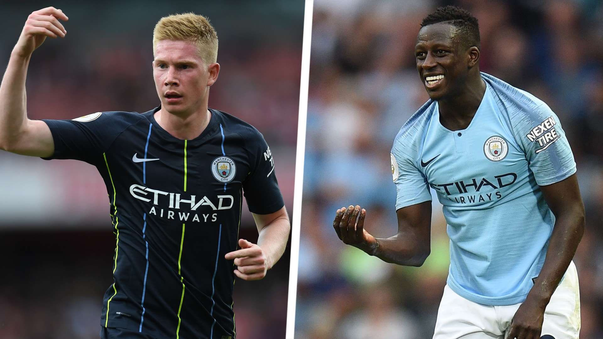 Kevin De Bruyne Benjamin Mendy Man City Split