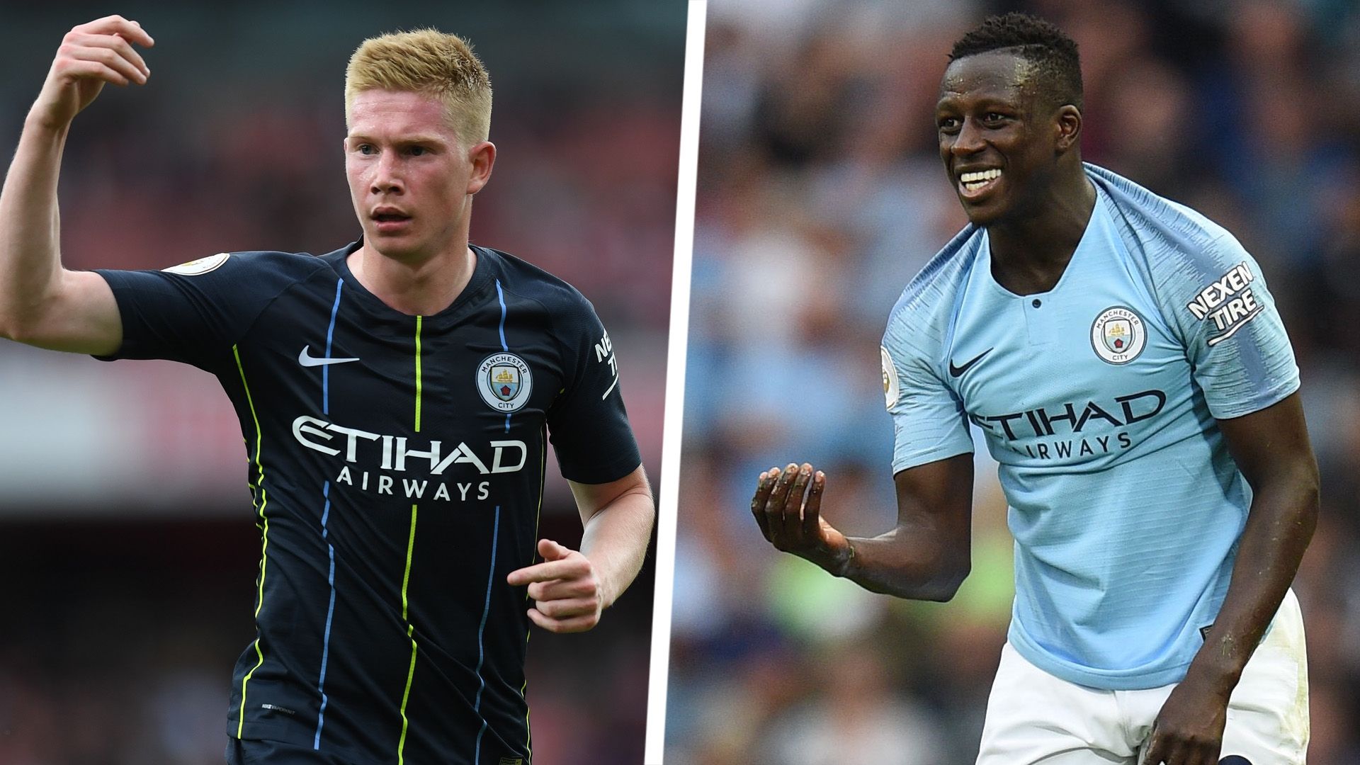 Kevin De Bruyne Benjamin Mendy Man City Split