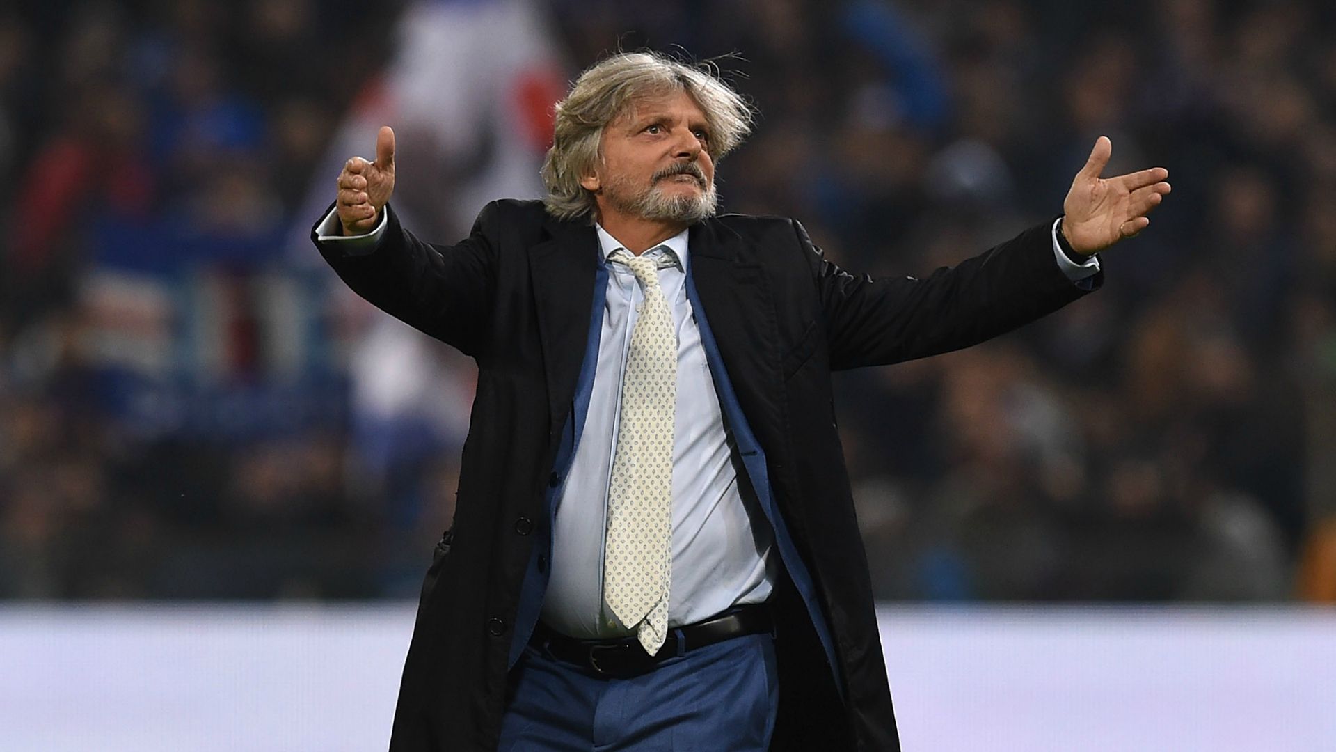 Massimo Ferrero Sampdoria chairman Serie A