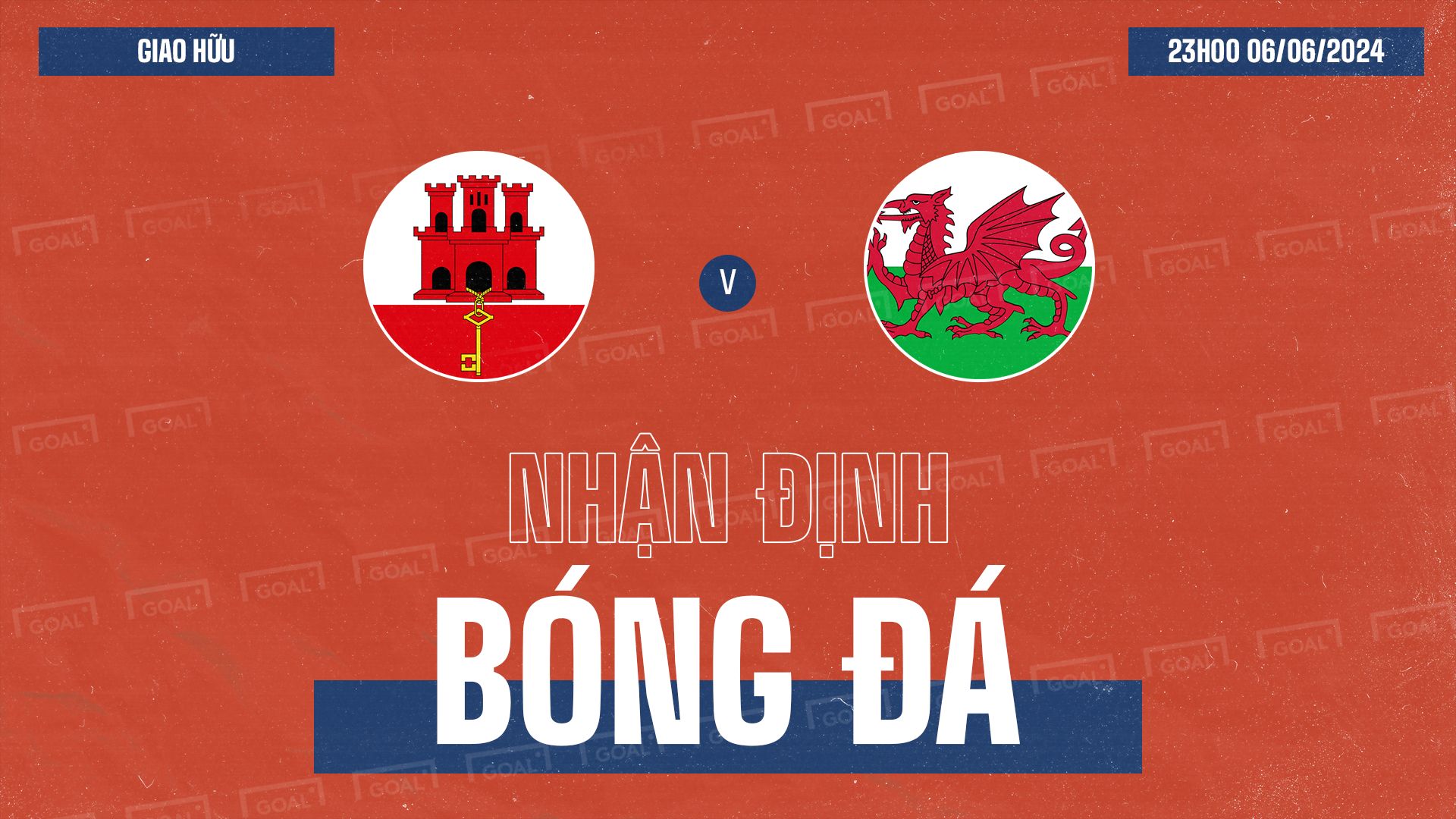 Gibraltar vs Wales Friendly match 2024 GFX