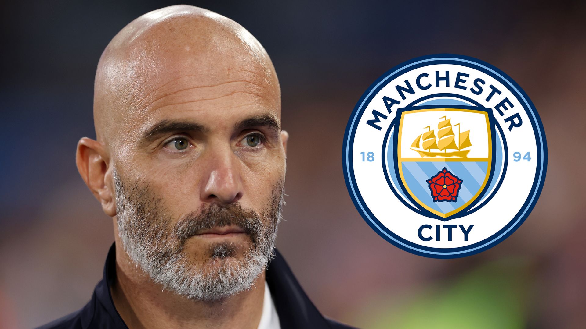 Enzo Maresca Manchester City crest 2026-27