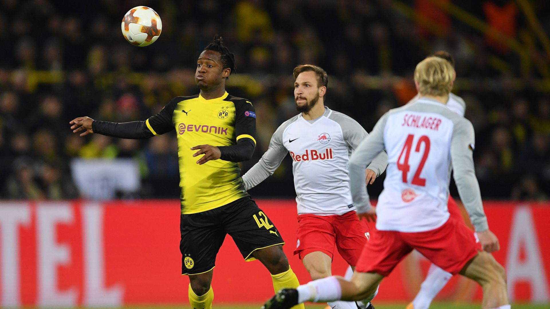 Borussia Dortmund FC Salzburg Michy Batshuayi 08032018