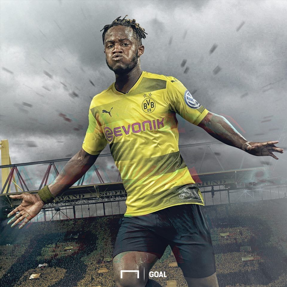 GFX Michy Batshuayi Borussia Dortmund