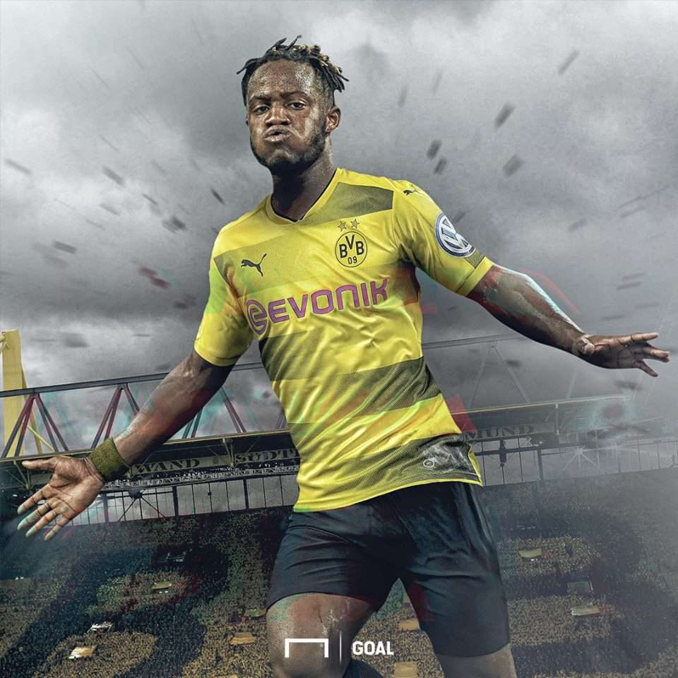GFX Michy Batshuayi Borussia Dortmund