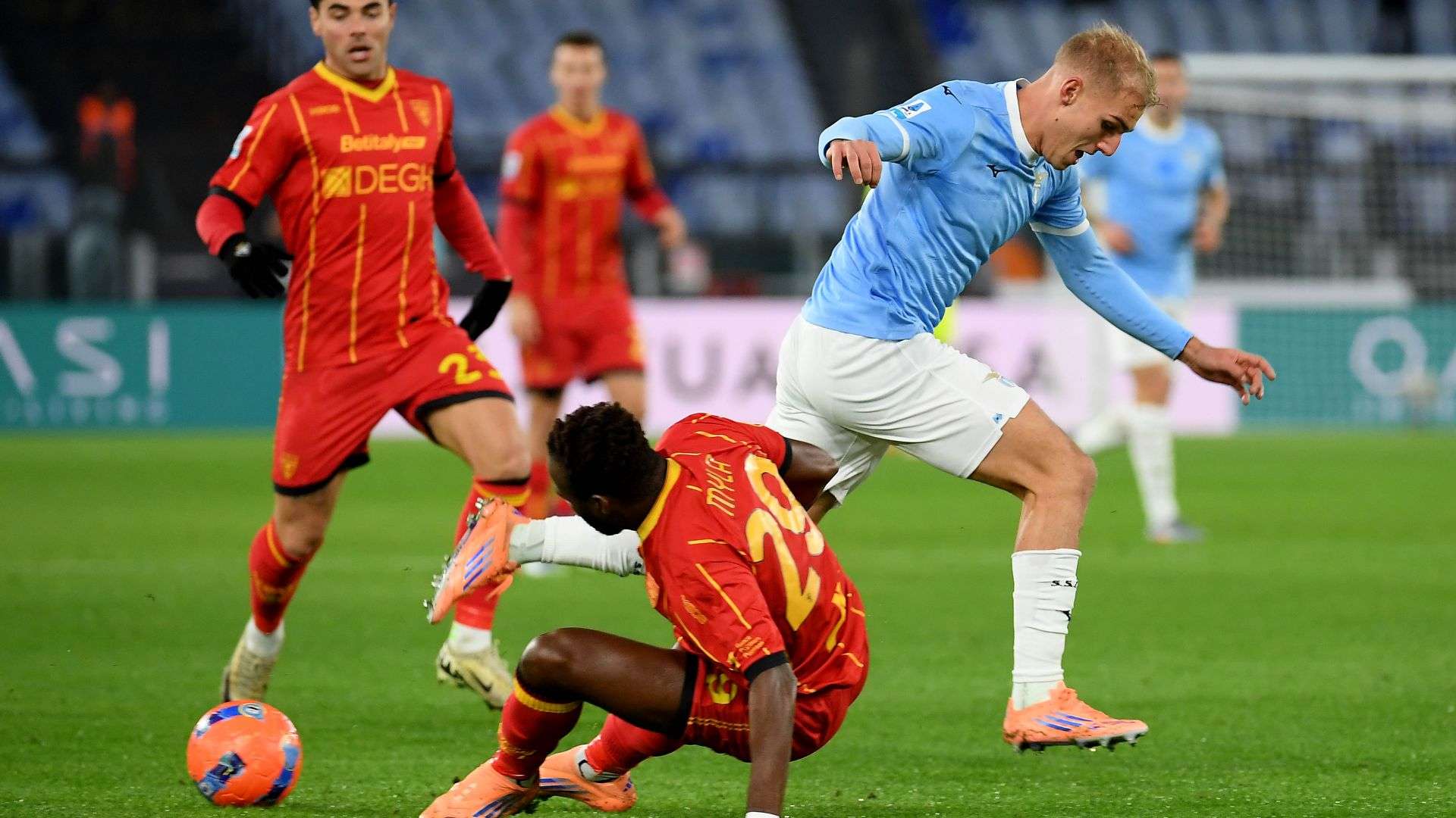 Gustav Isaksen Lazio Lecce Serie A