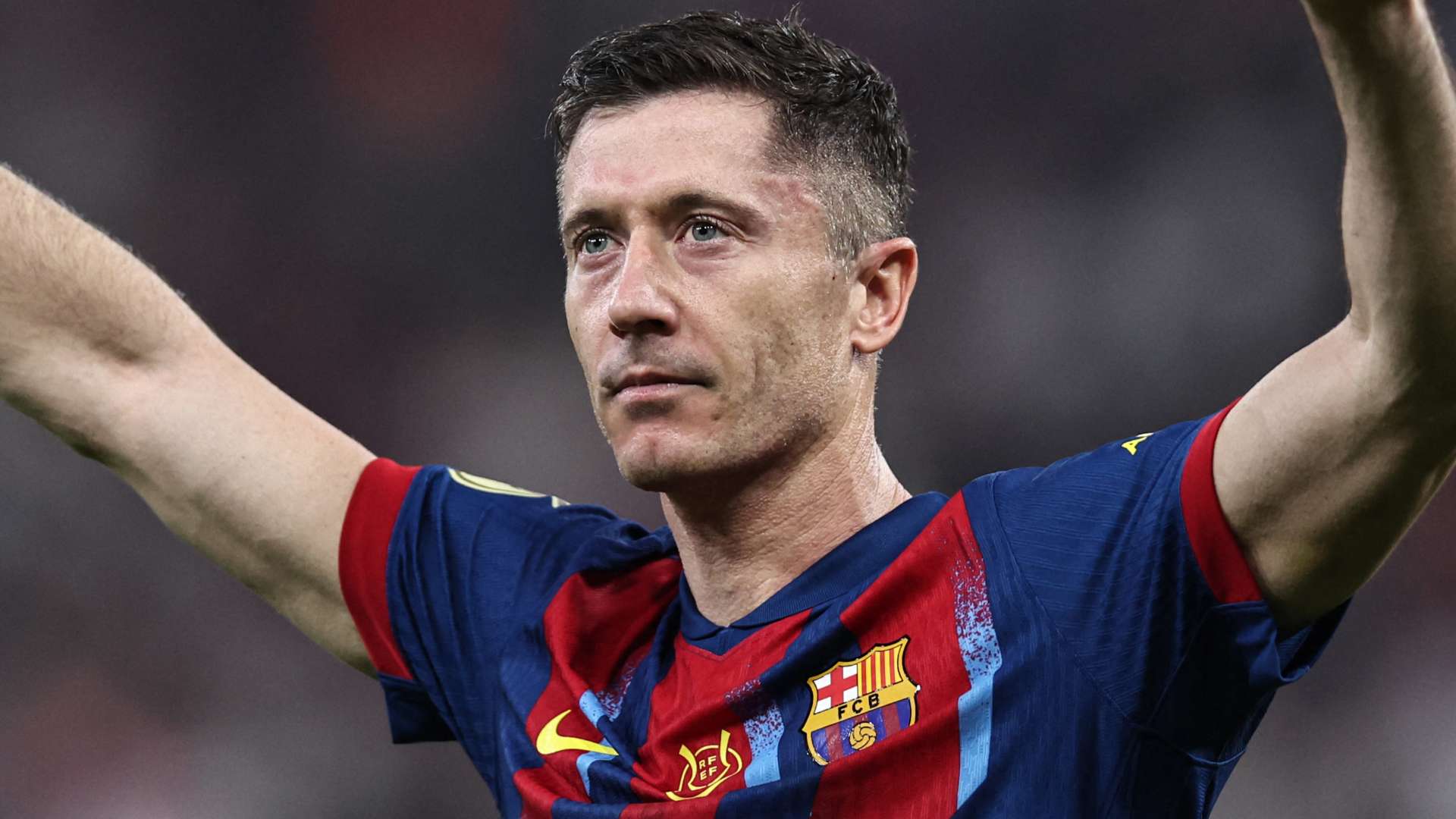 Robert Lewandowski Barcelona 2025-26 Super Cup