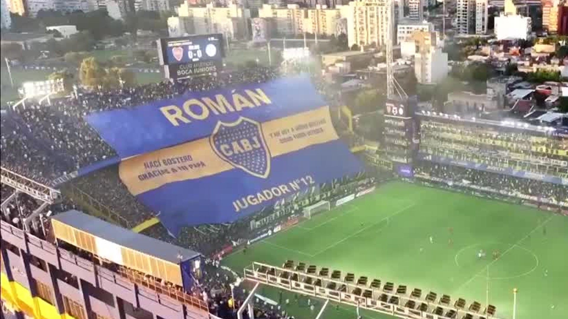 Captura Bandera Riquelme La 12 Boca Belgrano 03032024