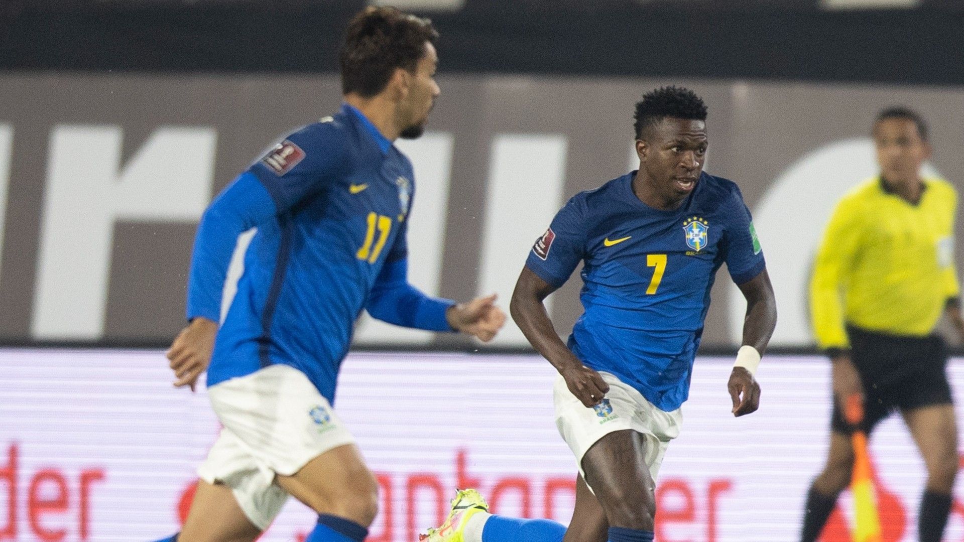 Paquetá Vinicius Jr Chile Brasil Eliminatórias 02 09 2021