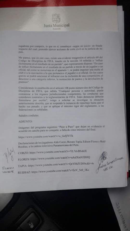 Documento pacto de lima