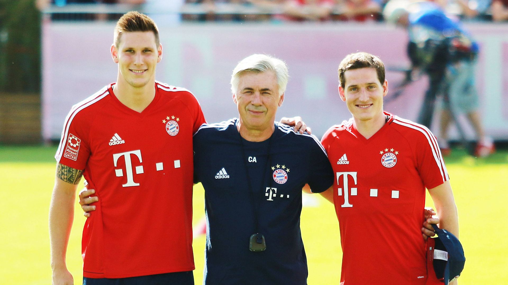 *Only Germany* Niklas Süle Carlo Ancelotti Sebastian Rudy Bayern München 31072017