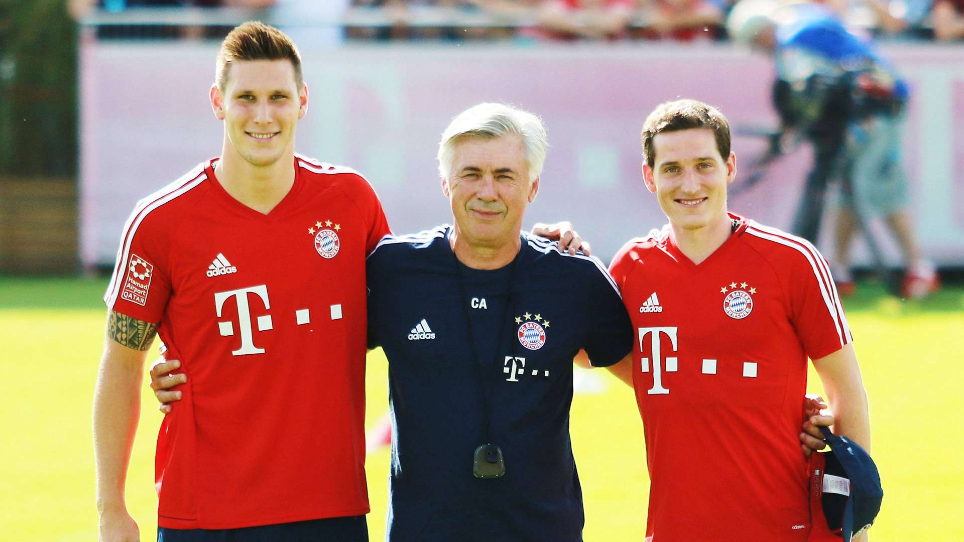 *Only Germany* Niklas Süle Carlo Ancelotti Sebastian Rudy Bayern München 31072017