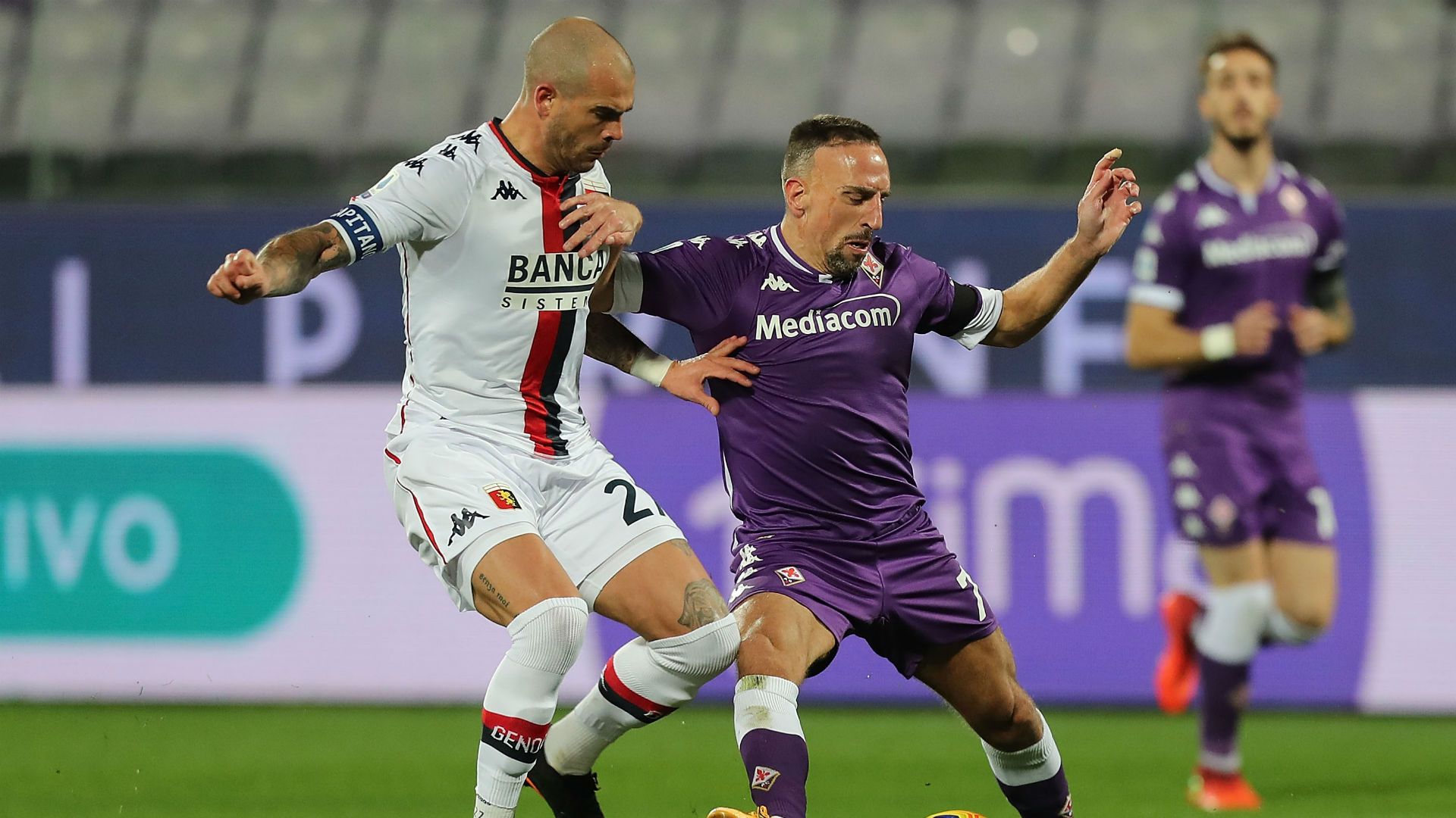 Franck Ribery Stefano Sturaro Fiorentina Genoa