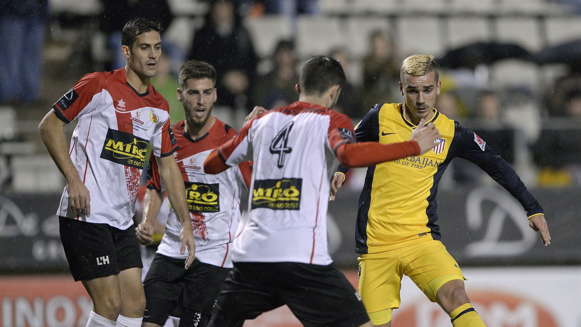 Aleix Coch Antoine Griezmann Atletico Madrid L'Hospitalet Copa del Rey 12032014