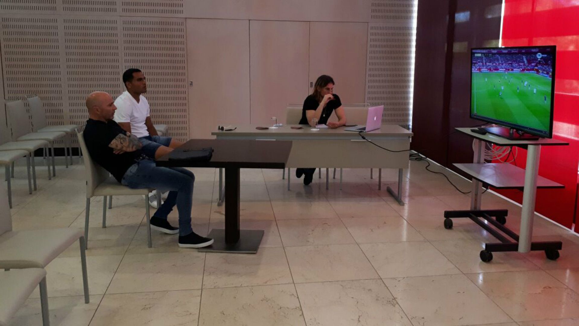 Jorge Sampaoli Gabriel Mercado 10082017