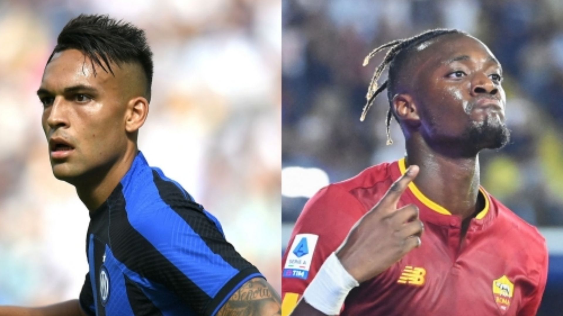 Lautaro Martinez Inter Tammy Abraham Roma