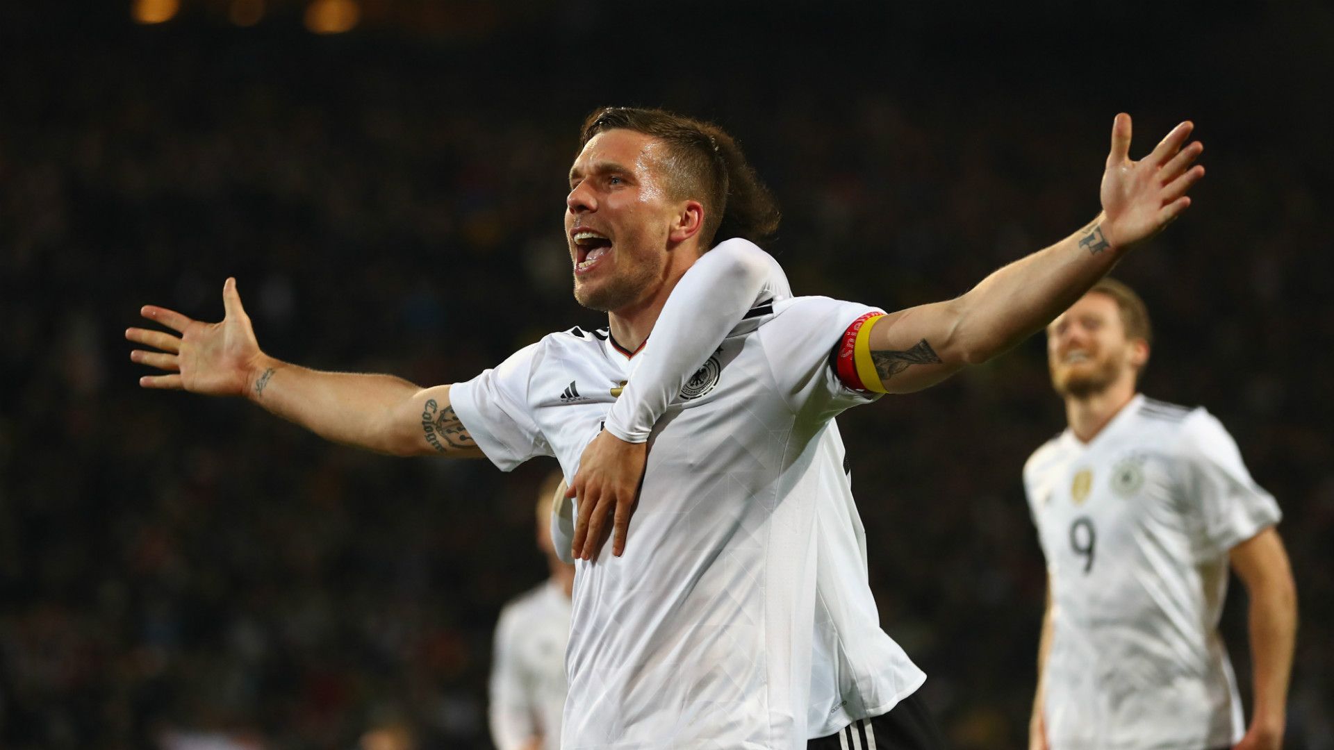 Lukas Podolski Germany England 22032017