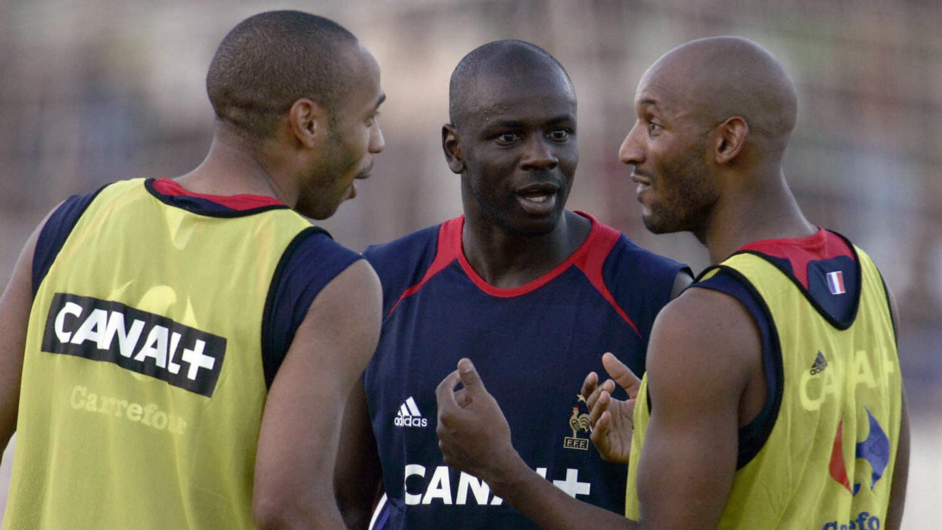 Thierry Henry Lilian Thuram Nicolas Anelka