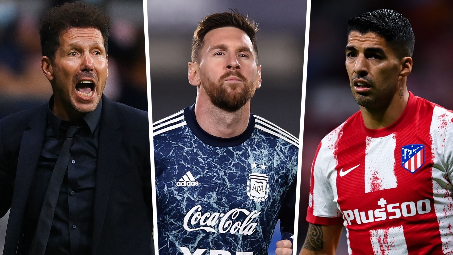 Diego Simeone, Lionel Messi, Luis Suarez