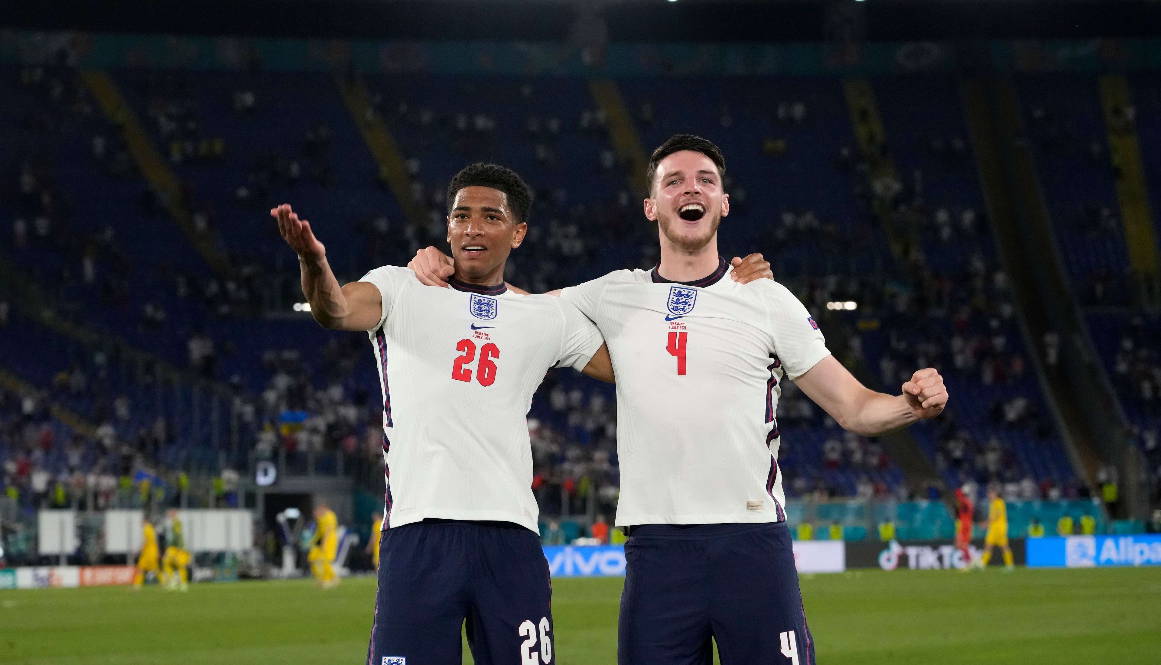 Jude Bellingham Declan Rice England 2021