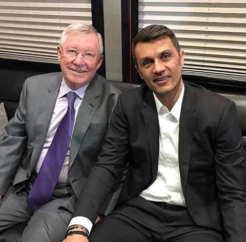 Paolo Maldini Sir Alex Ferguson