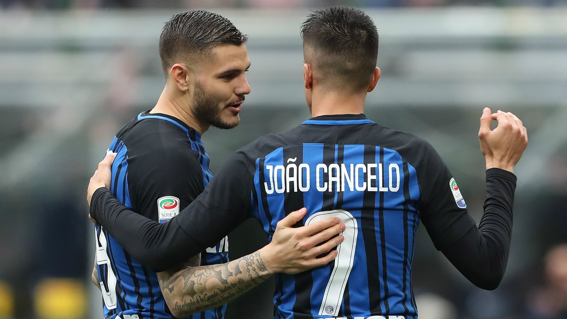 Icardi Cancelo Inter Verona Serie A
