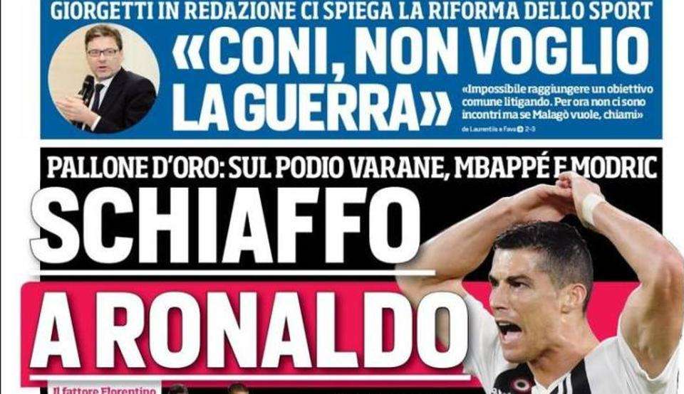 Cristiano Ronaldo Corriere dello Sport