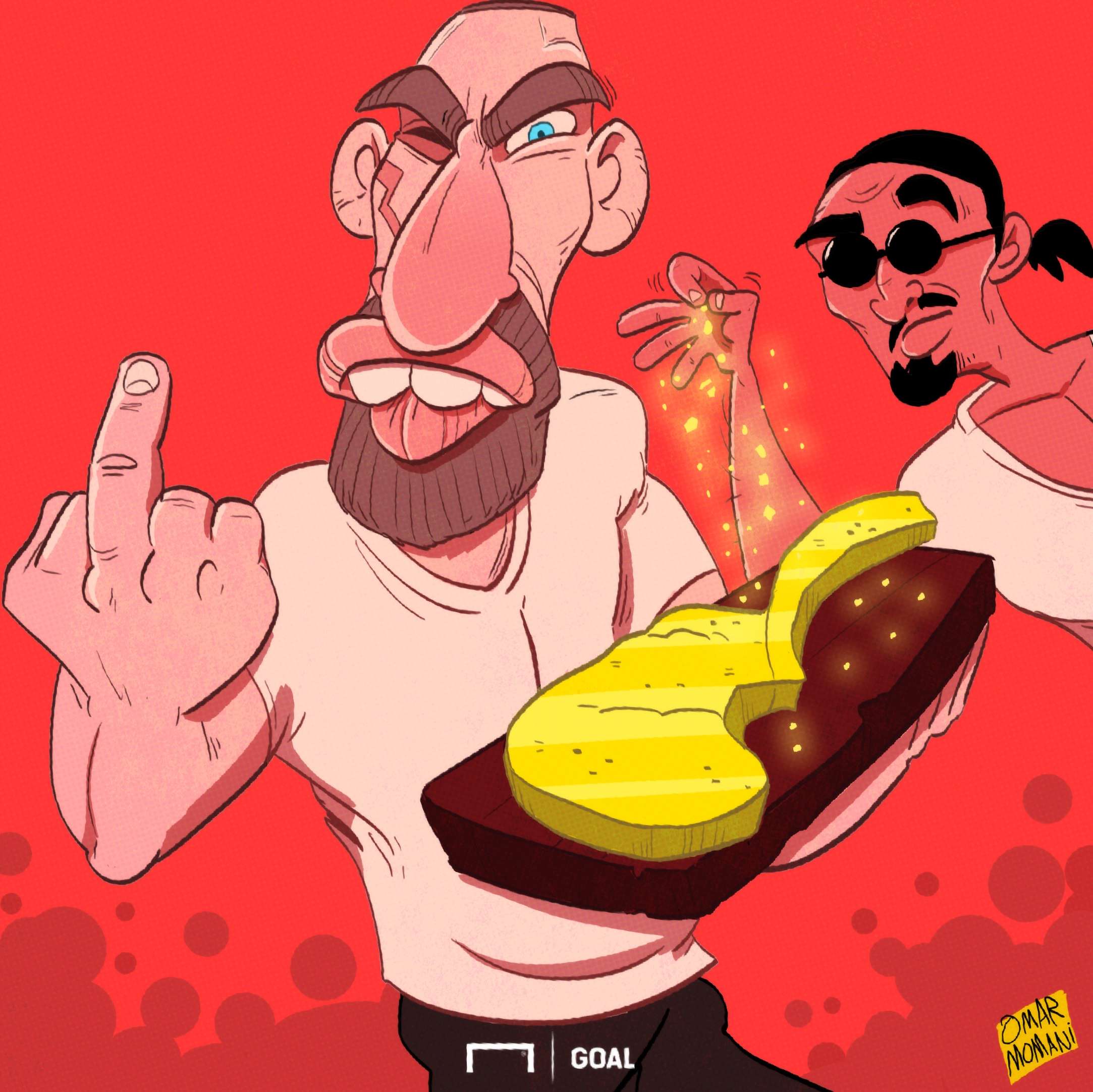 CARTOON Ribery's rage
