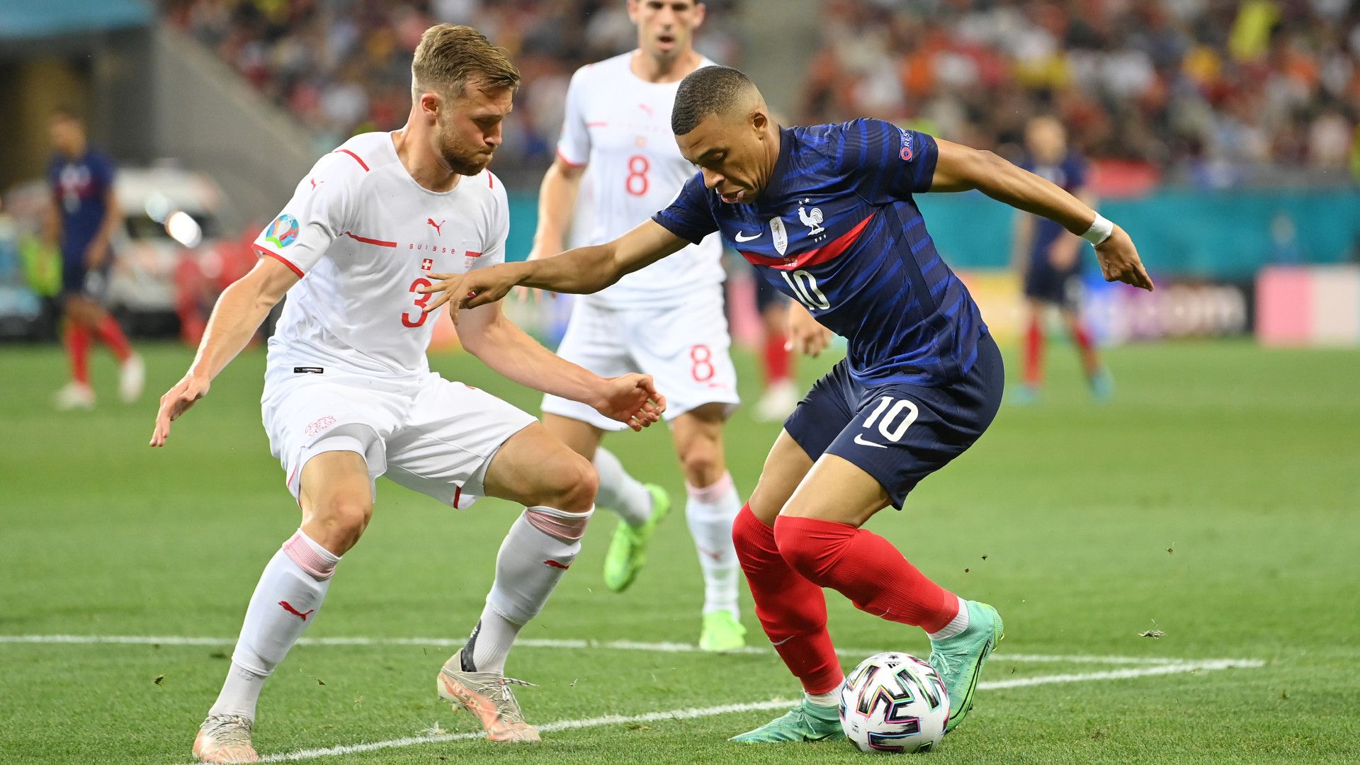 SILVAN WIDMER SWITZERLAND KYLIAN MBAPPE FRANCE 28062021