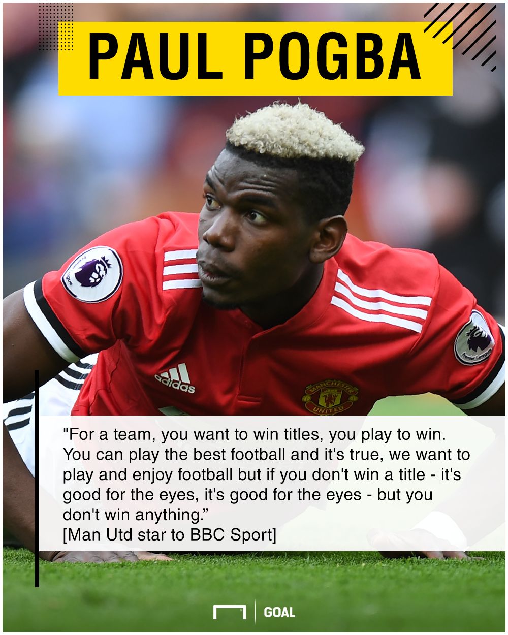 Paul Pogba Manchester United winning all that matters