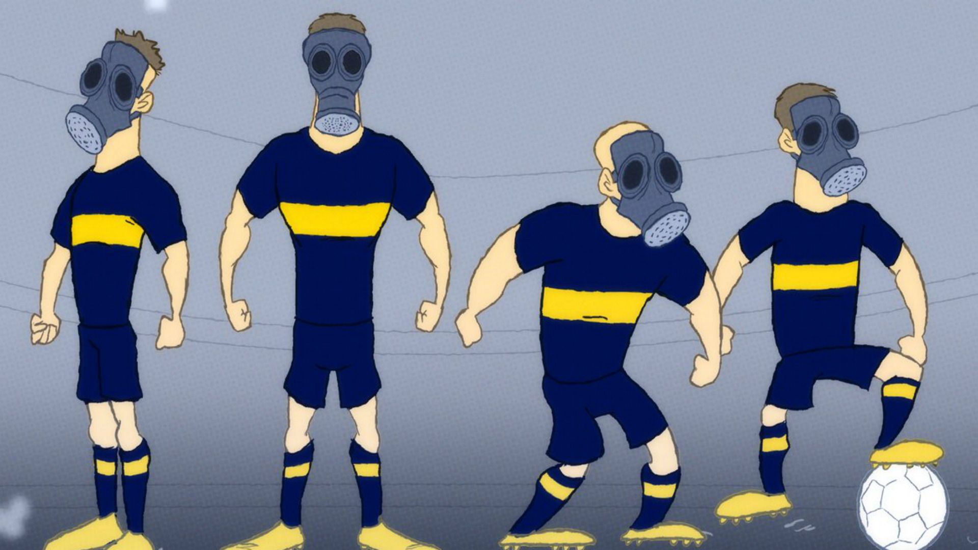 cartoon Boca Juniors