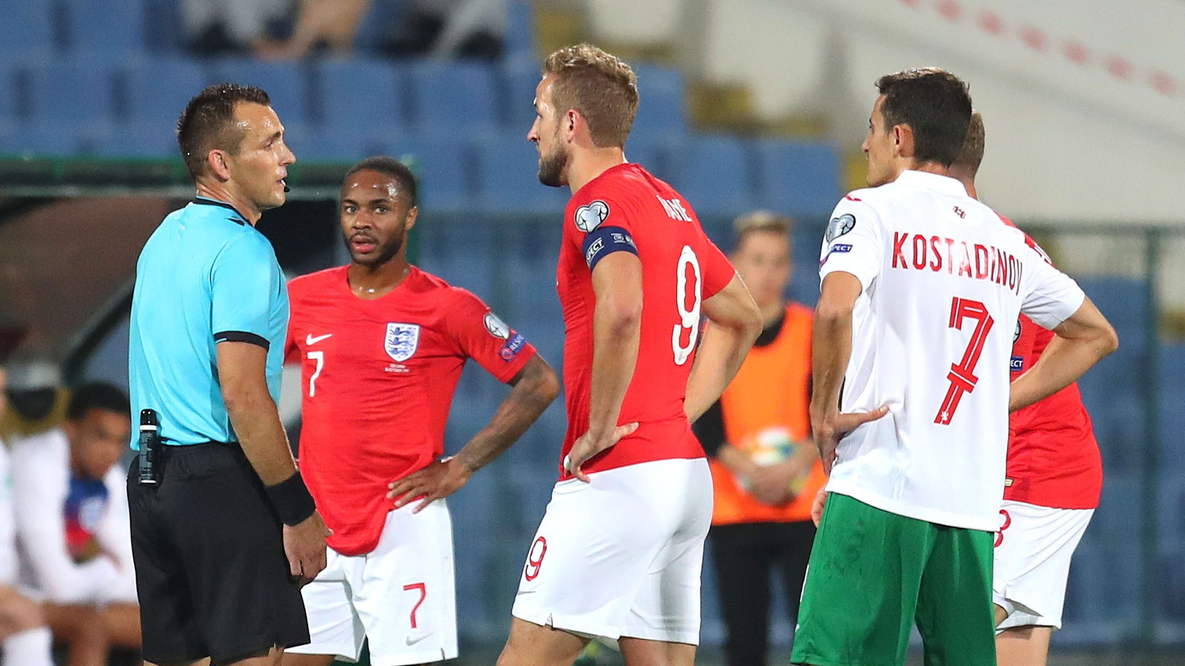 Harry Kane reports racism to referee during Bulgaria vs England match