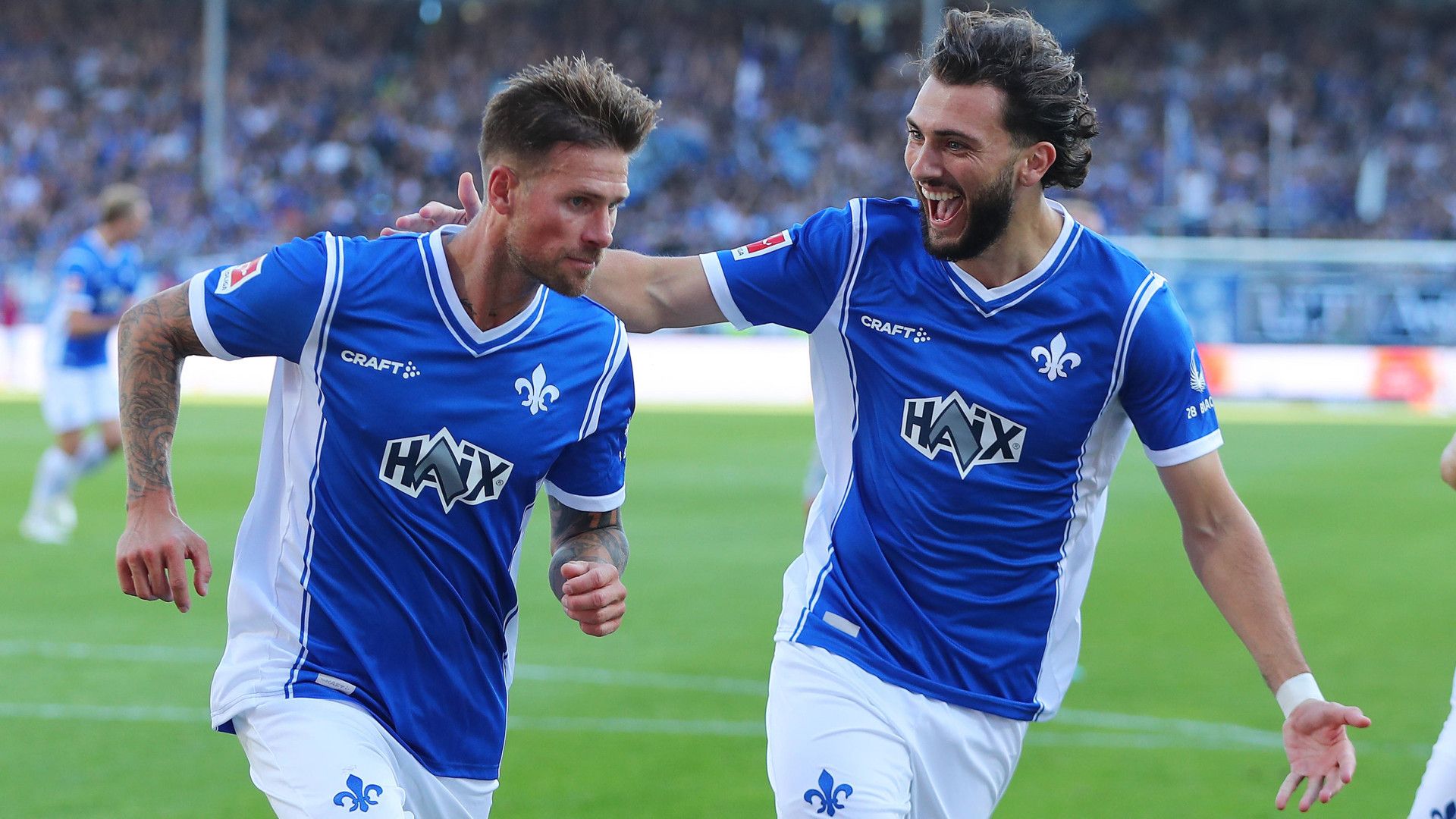 GERMANY ONLY: TOBIAS KEMPE FRASER HORNBY DARMSTADT BUNDESLIGA 01102023