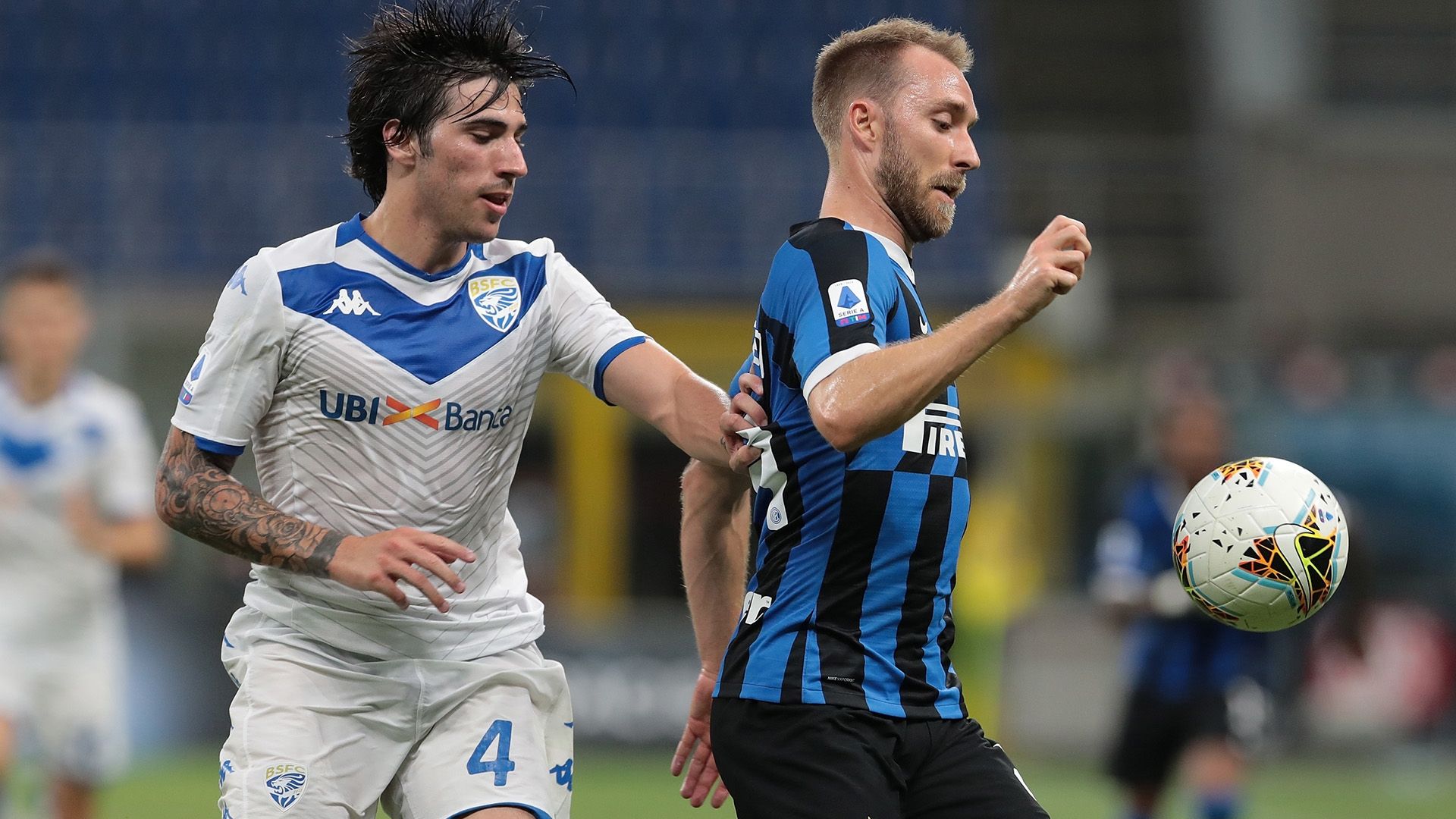 Christian Eriksen Sandro Tonali Inter Brescia