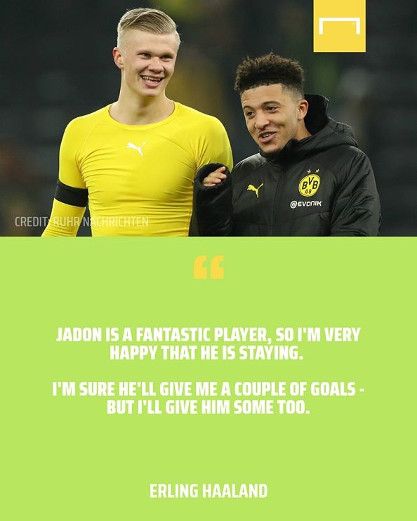 Erling Haaland & Jadon Sancho