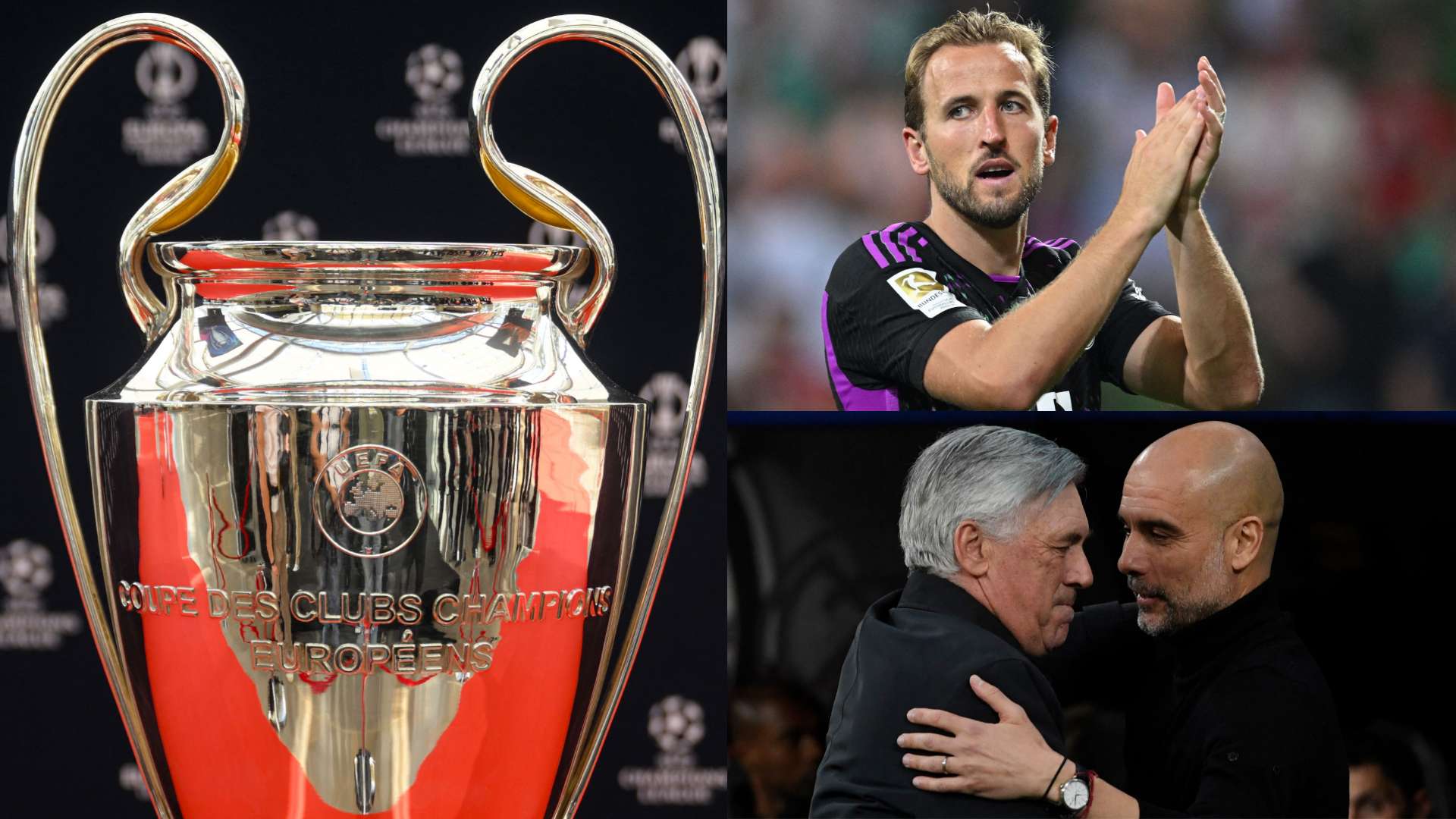 Champions League Harry Kane Pep Guardiola Carlo Ancelotti